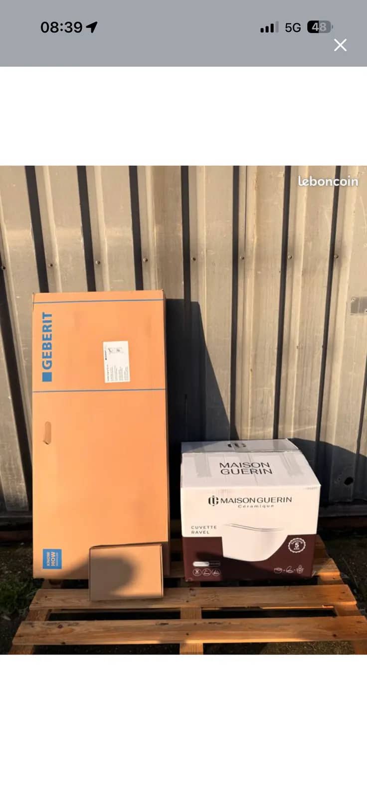Pack wc suspendu Geberit Autoportant sans bride · photo 3