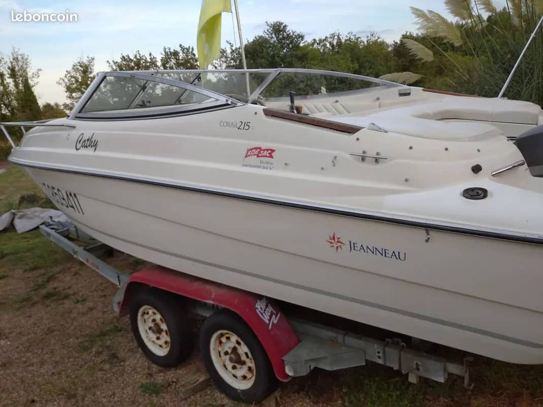 Bateau Jeanneau Corail 215 CC 1993 115 chevaux · photo 2