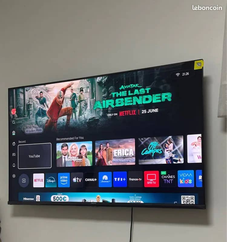 Hisense TV 43 pouces – Comme neuve · photo 1