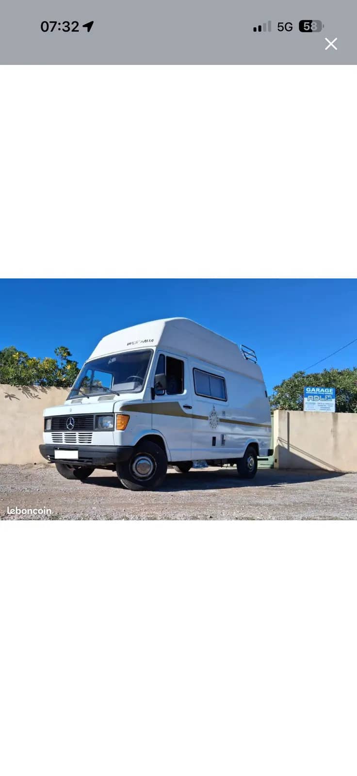 Camping car fourgon Mercedes 209d James cook westfalia van Life · photo 1