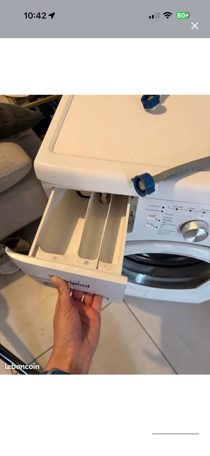 Lave linge whirpool 8kg · photo 4
