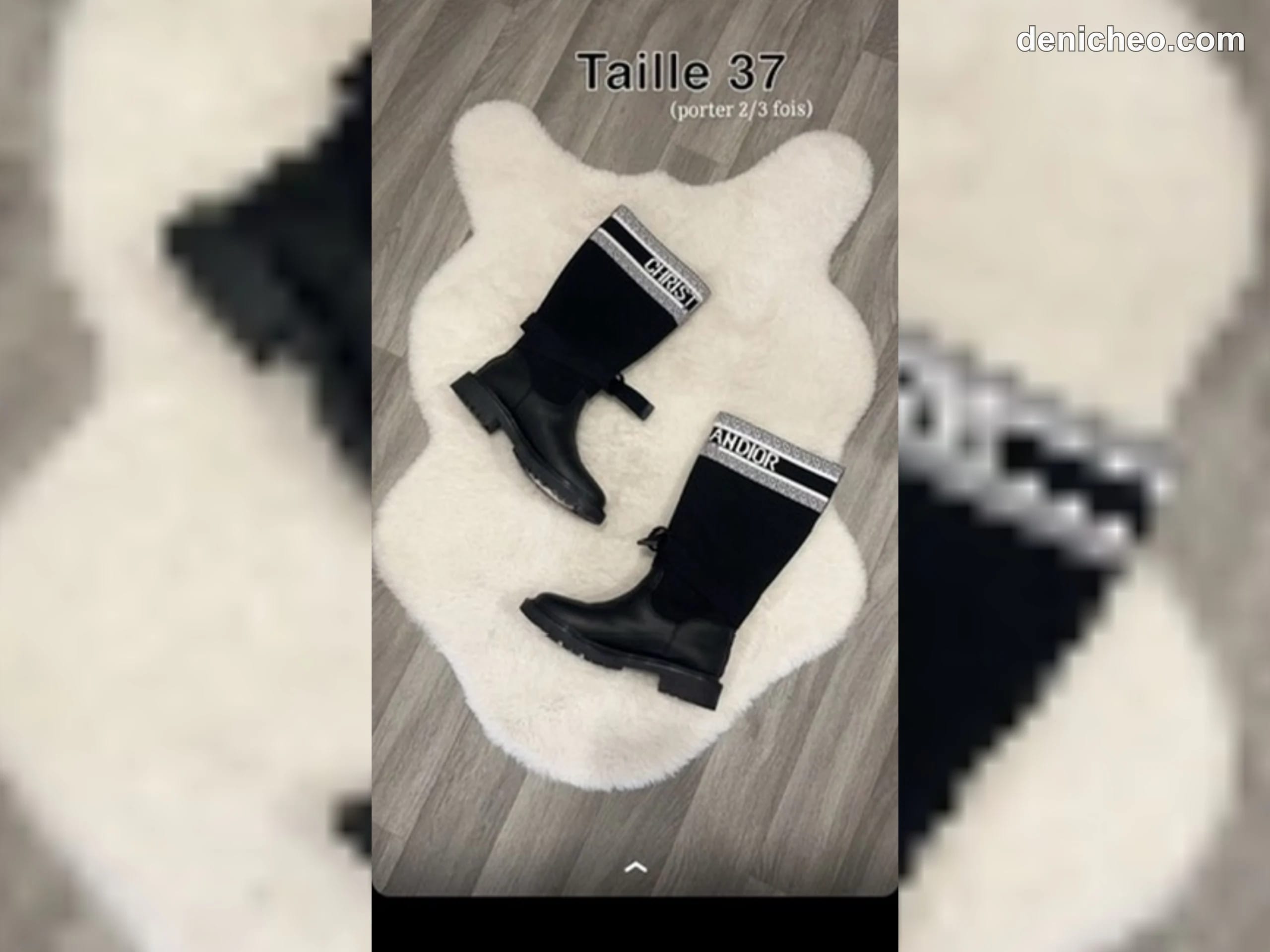 Bottes Christian Dior femme taille 37 · photo 1