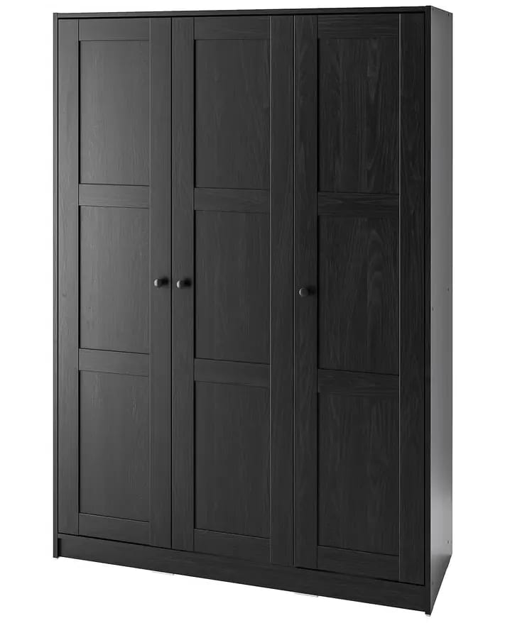 Armoire IKEA RAKKESTAD à 3 portes brun/noir d'occasion · photo 1