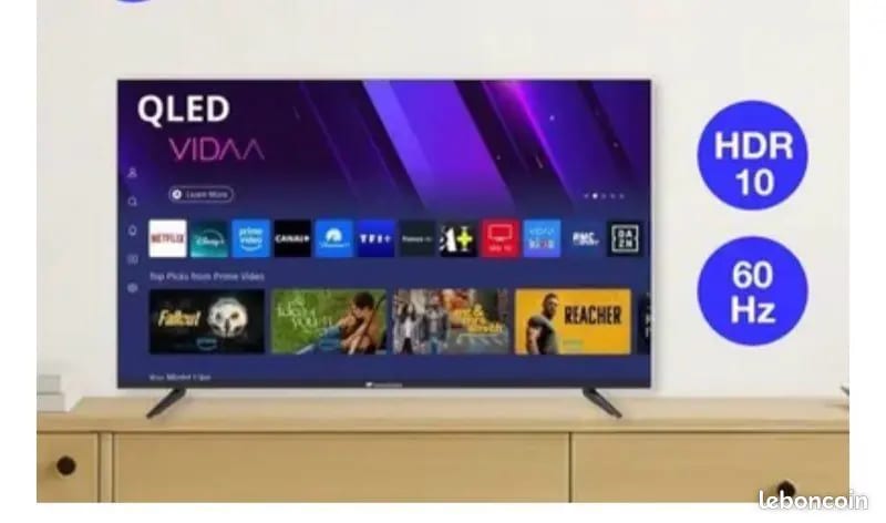 Télé Edison Qled Smart 43 pouces 4K neuve 2 ans de garantie · photo 1