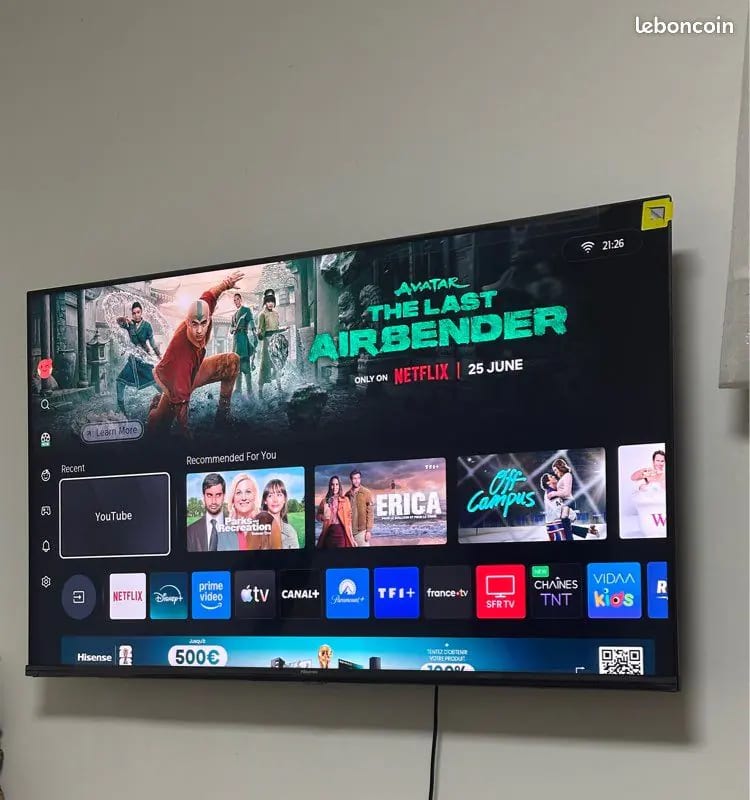 Hisense TV 43 pouces – Comme neuve · photo 1