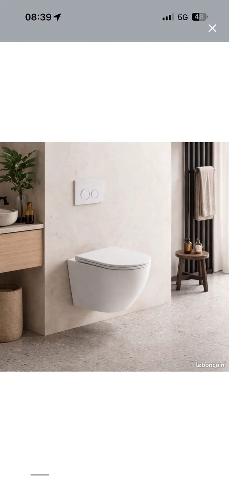 Pack wc suspendu Geberit Autoportant sans bride · photo 1